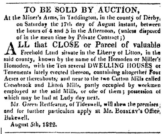 Litton Slack Auction Advert